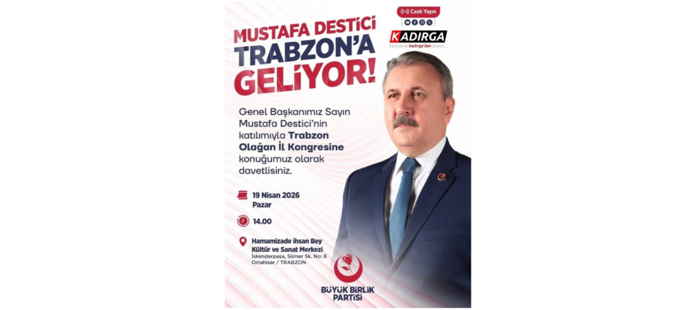 Adem Aydın: Trabzon’da 11. Olağan İl Kongresiyle Birlik ve Gelecek Vizyonu Güçlenecek - GÜNDEM - İnternetin Ajansı